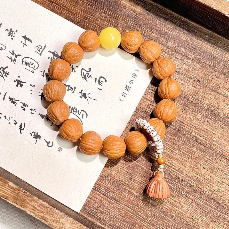 Brown Bodhi Buddha Beads-ToShay.org