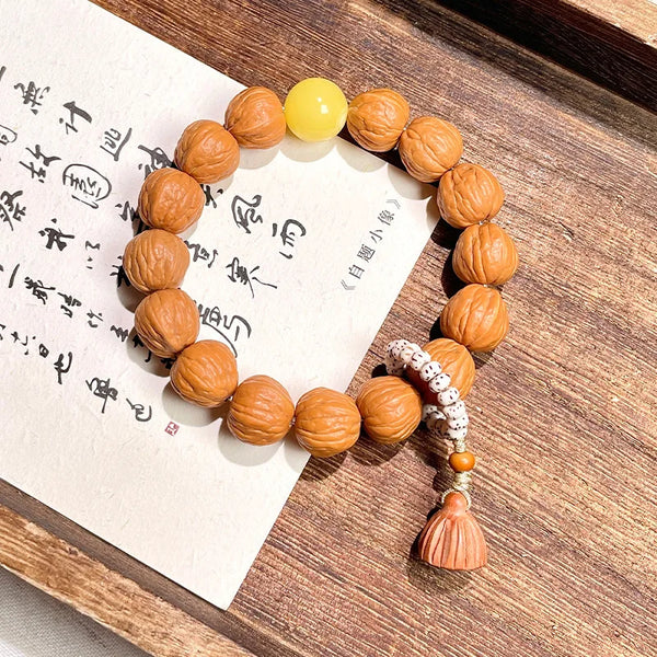Brown Bodhi Buddha Beads-ToShay.org