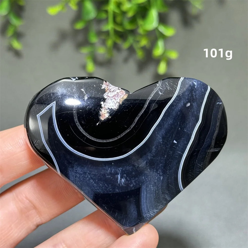 Black Agate Heart-ToShay.org