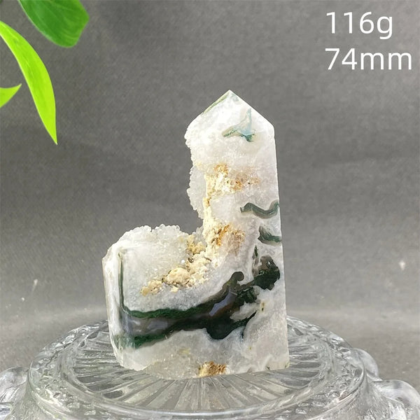 Green Aquatic Agate Point-ToShay.org
