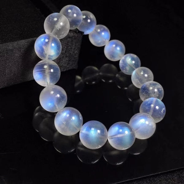 Blue Moonstone Bead Bracelet-ToShay.org