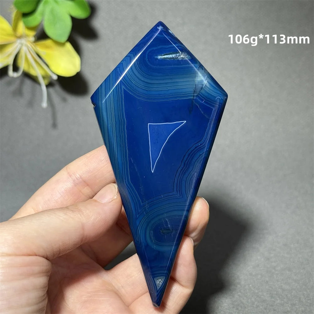 Blue Agate Diamond-ToShay.org
