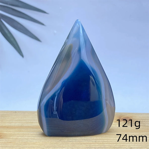 Blue Agate Torch-ToShay.org