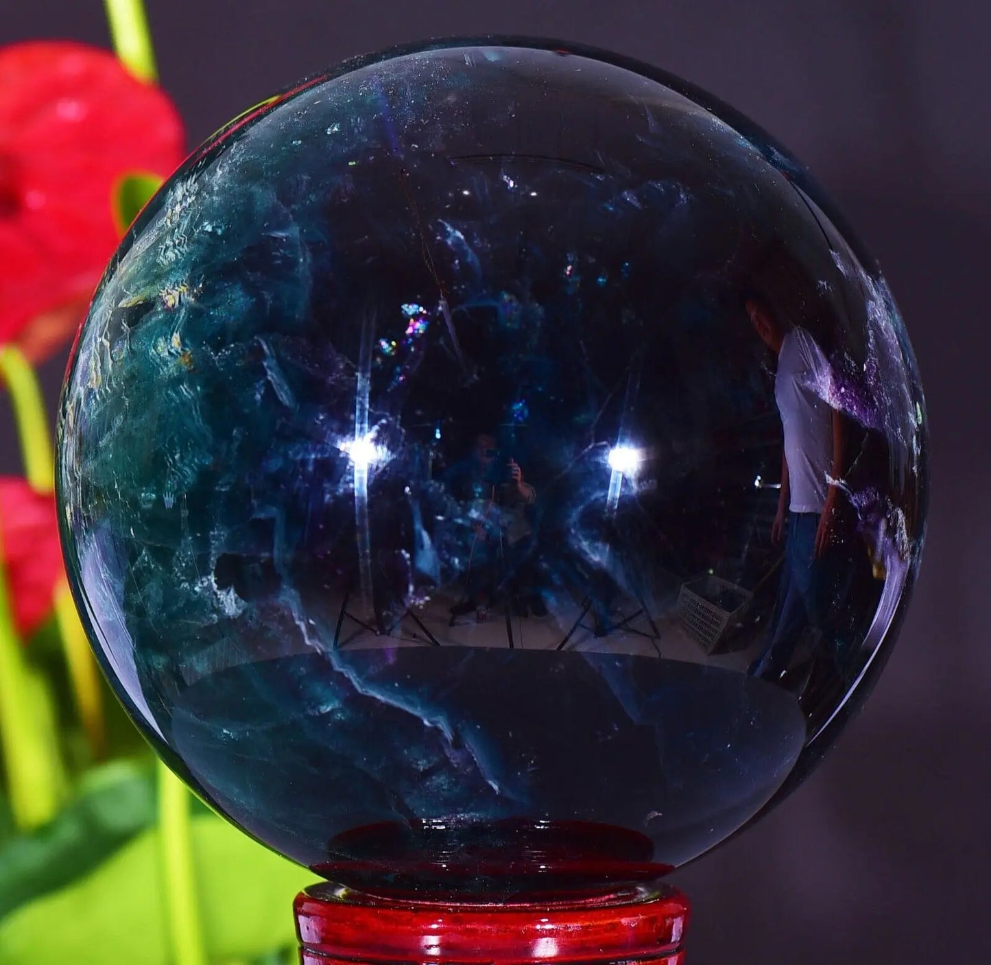 Blue Fluorite Ball-ToShay.org