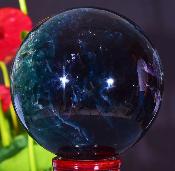 Blue Fluorite Ball-ToShay.org