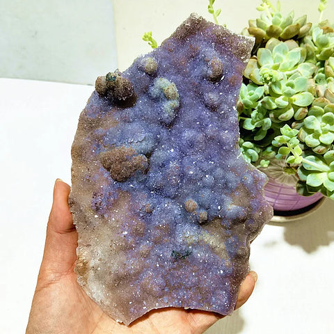 Purple Vision Crystal Mineral Cluster-ToShay.org