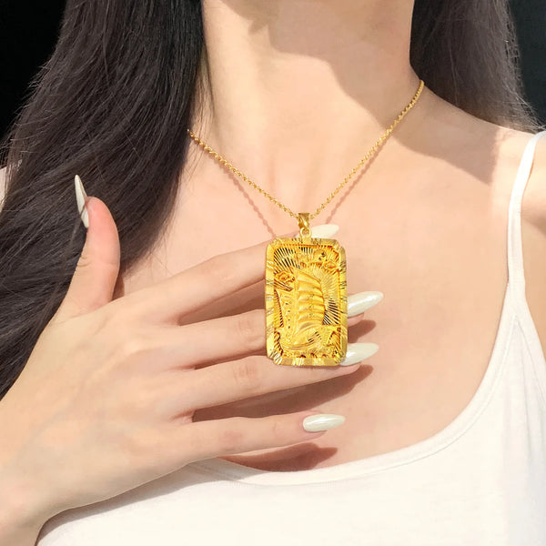 Gold Sailing Pendant-ToShay.org