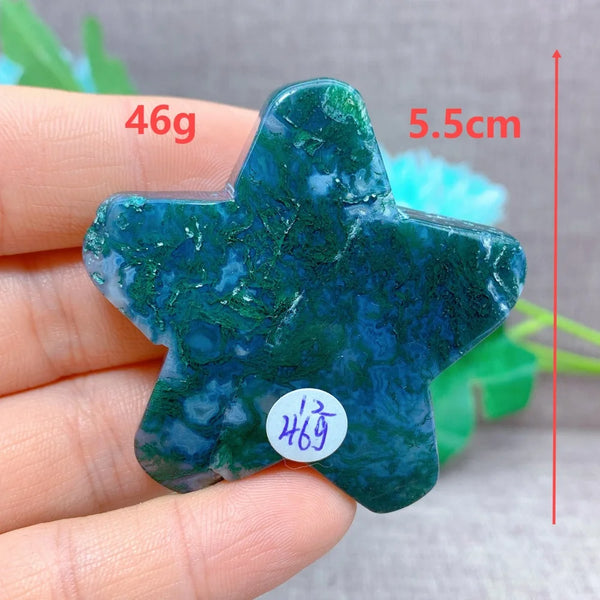 Green Moss Agate Star-ToShay.org