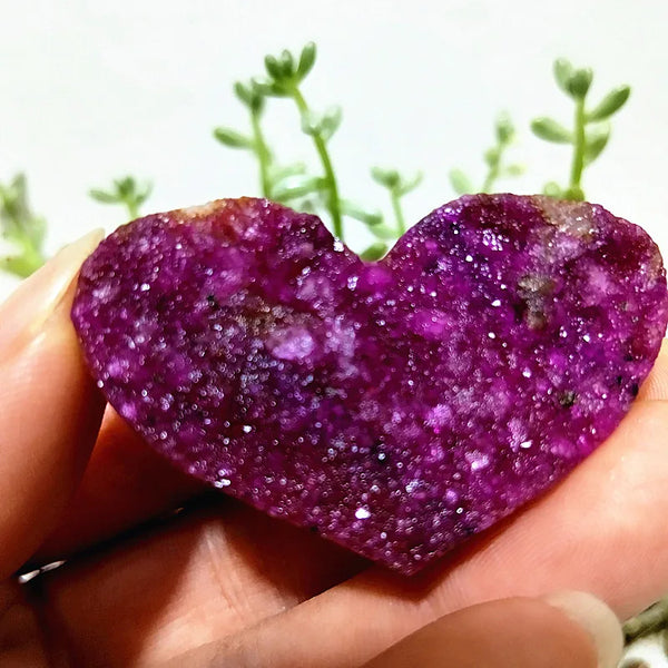 Pink Cobalt Calcite Heart-ToShay.org