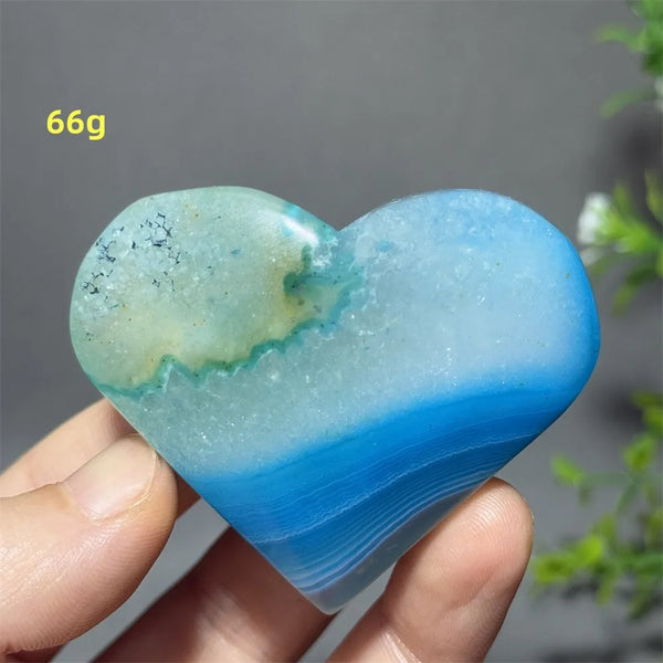 Blue Agate Heart-ToShay.org