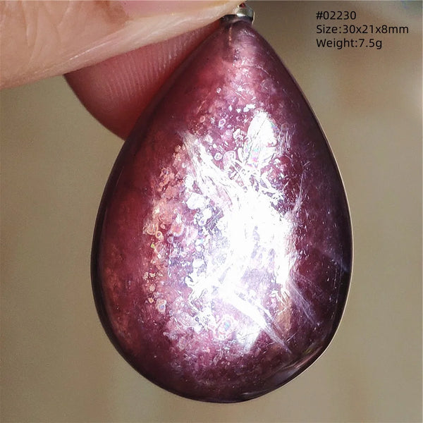 Purple Red Lepidolite Quartz-ToShay.org