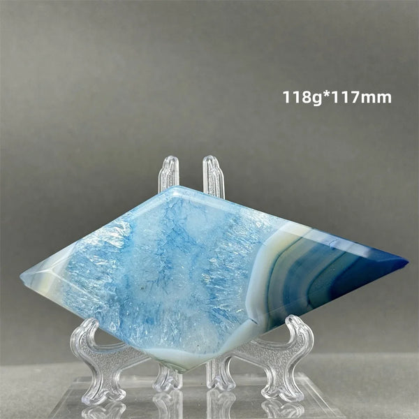Blue Agate Rhombus-ToShay.org