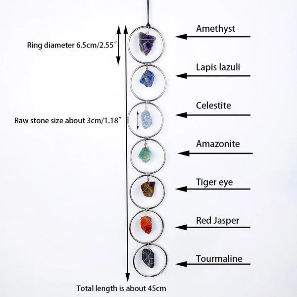 Chakra Crystal Suncatcher-ToShay.org