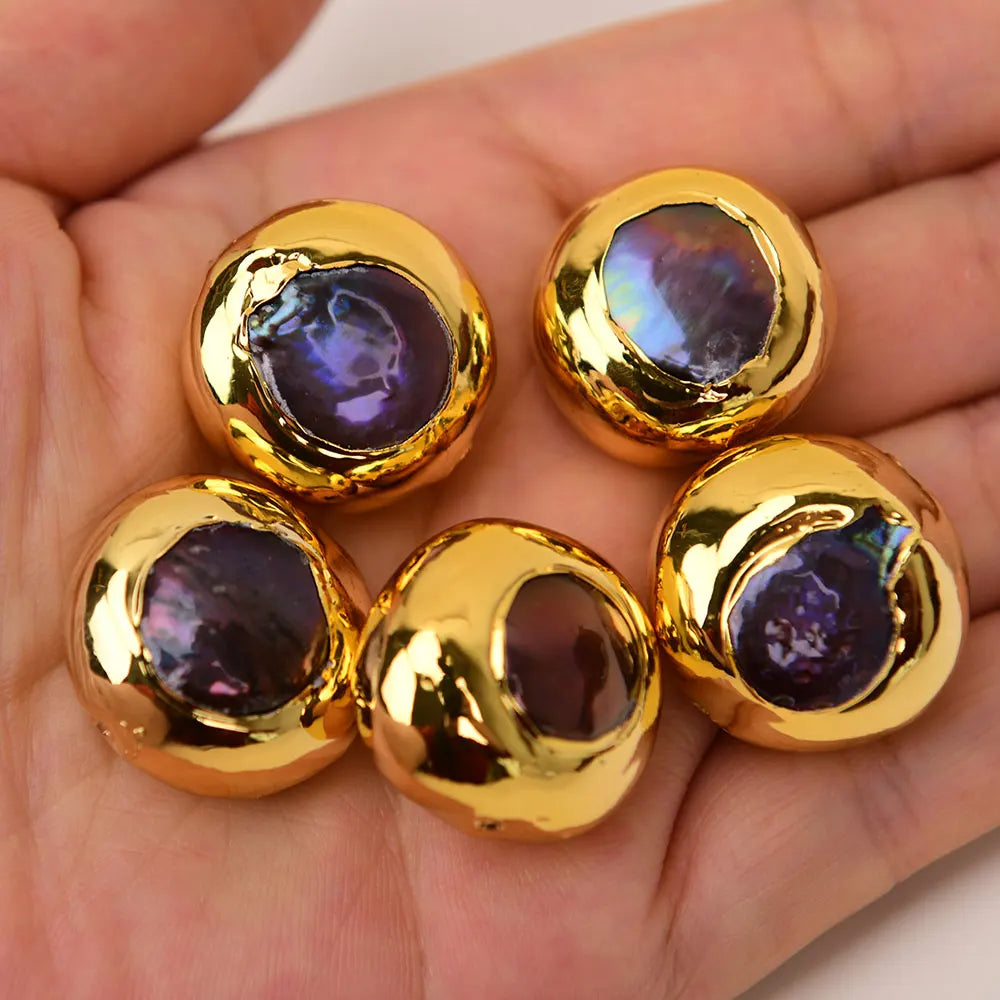 Black Pearl Coin Beads-ToShay.org