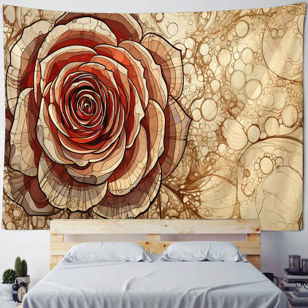 Flower Art Tapestry-ToShay.org