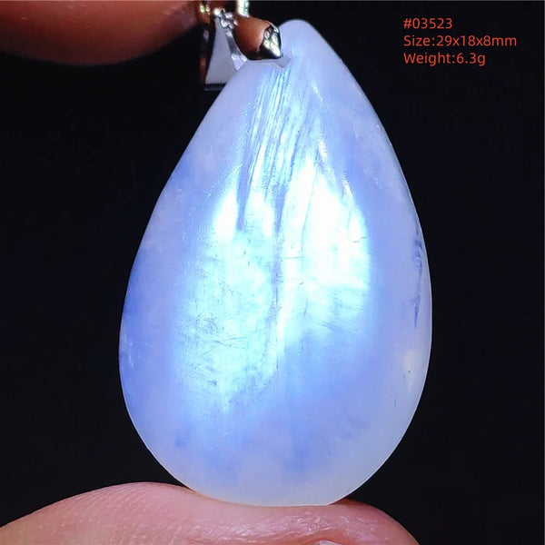 Blue Light Moonstone Pendant-ToShay.org