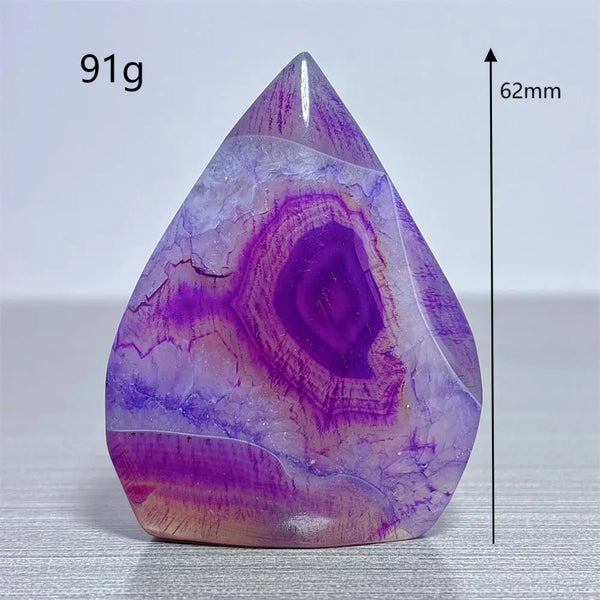 Violet Agate Torch-ToShay.org