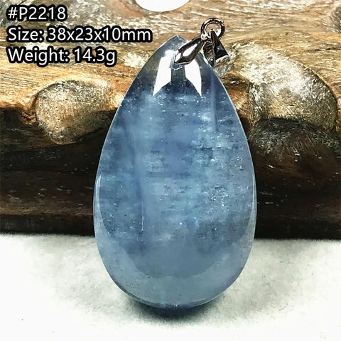 Blue Aquamarine Pendent-ToShay.org