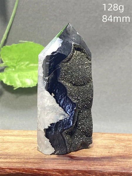 Black Striped Agate Tower-ToShay.org