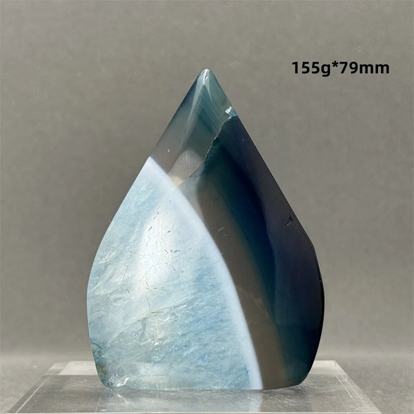 Blue Agate Torch-ToShay.org