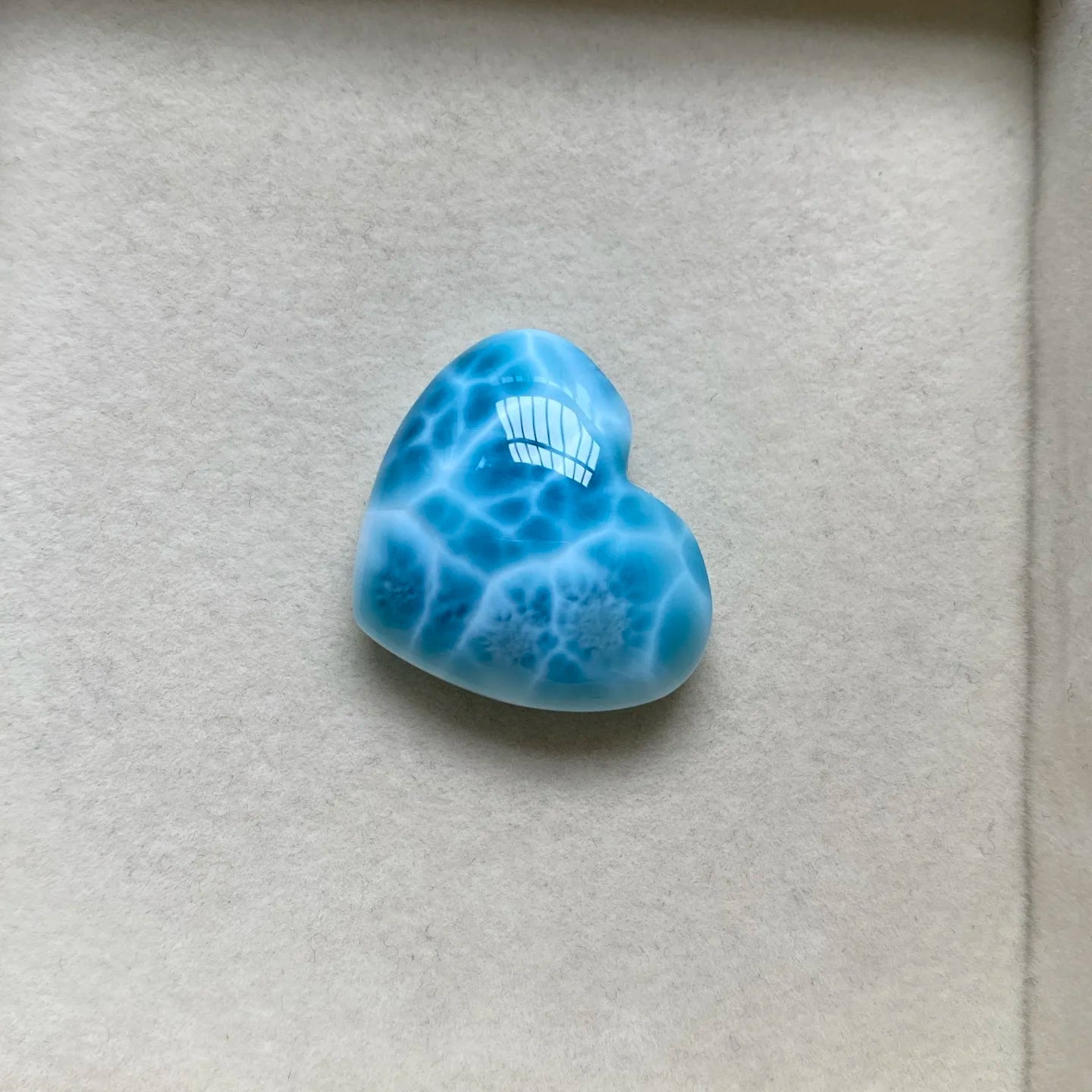 Blue Larimar Heart-ToShay.org