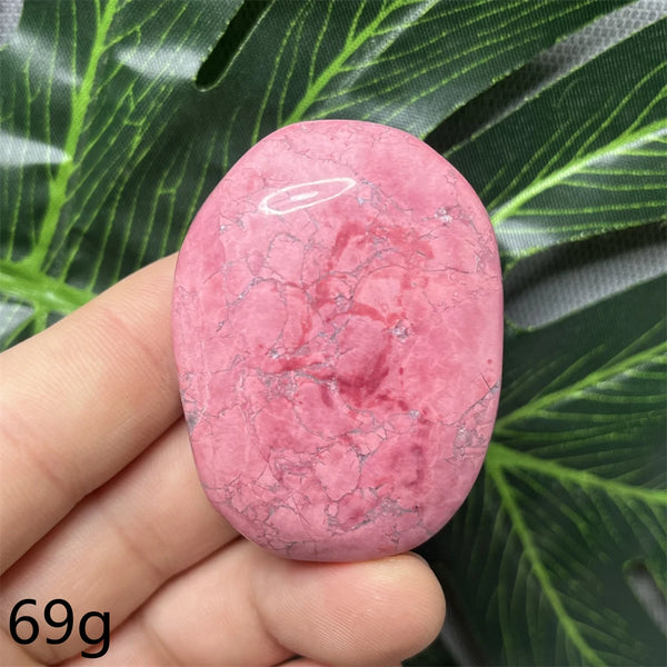 Pink Peach Jade Palm Stone-ToShay.org