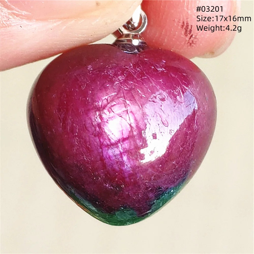 Red Ruby Zoisite Pendant-ToShay.org