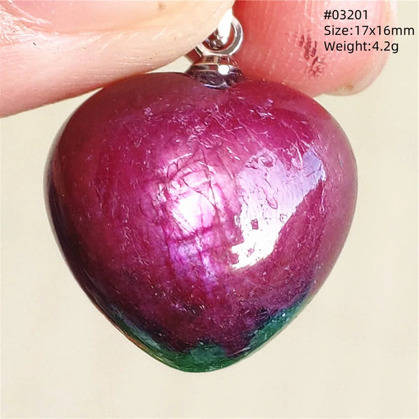 Red Ruby Zoisite Pendant-ToShay.org