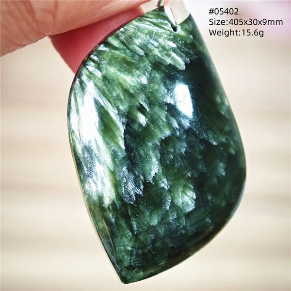 Green Seraphinite Pendant-ToShay.org