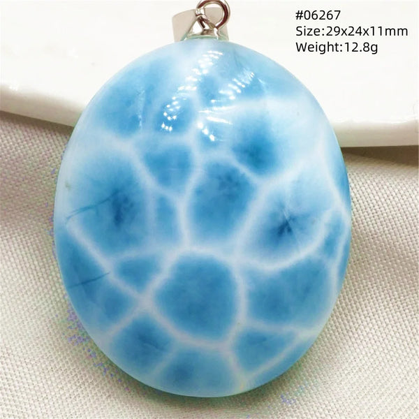 Blue Larimar Pendant-ToShay.org