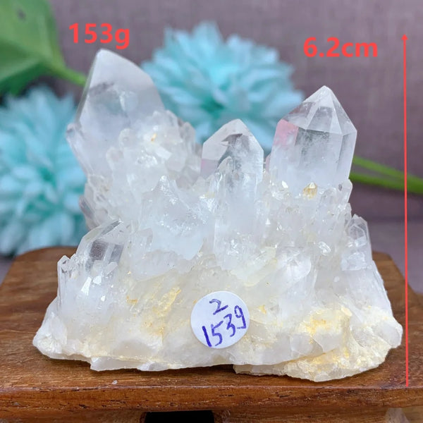 Clear Pineapple Quartz Cluster-ToShay.org