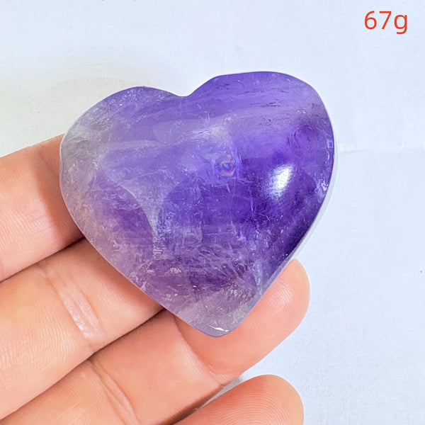 Purple Amethyst Hearts-ToShay.org