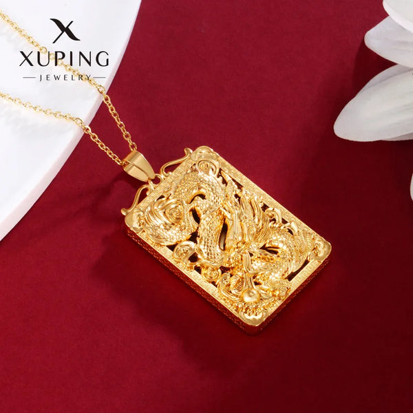 Gold Dragon Pendant-ToShay.org