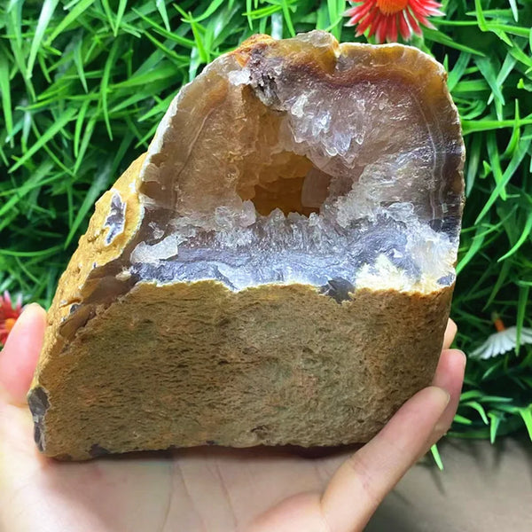 Blue Agate Quartz Cluster-ToShay.org