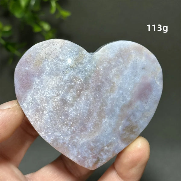 Green Aquatic Agate Heart-ToShay.org