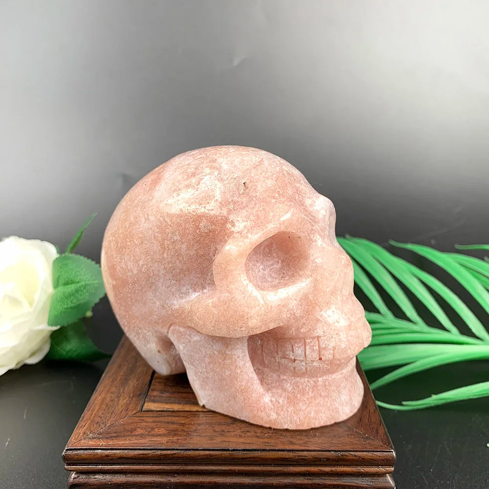Pink Amethyst Skull-ToShay.org