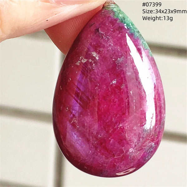 Red Ruby Zoisite Pendant-ToShay.org