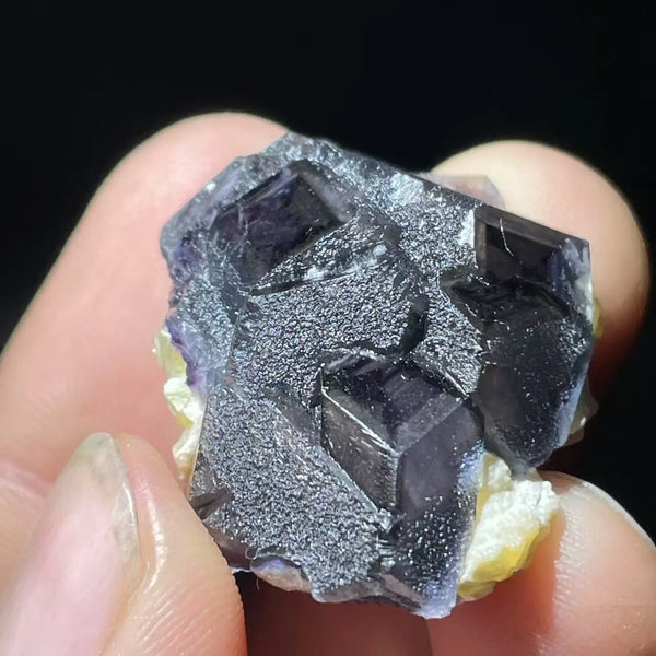 Purple Fluorite Mica Crystal-ToShay.org