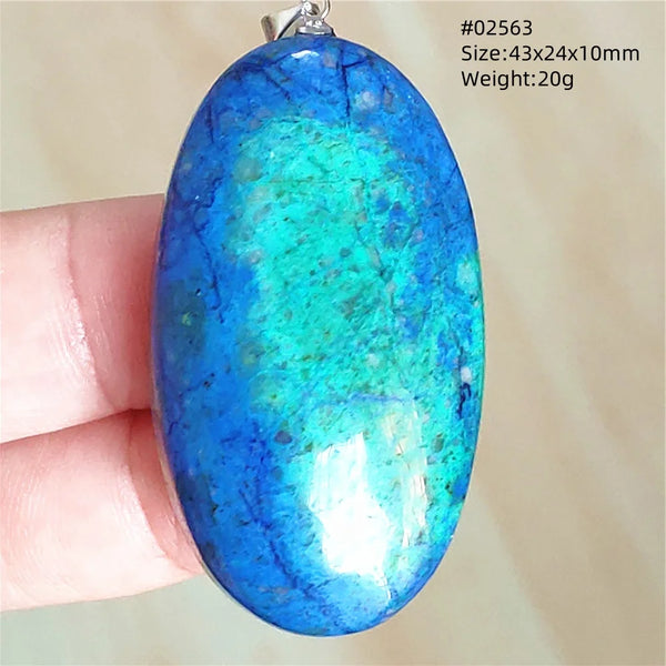 Blue Azurite Pendant-ToShay.org