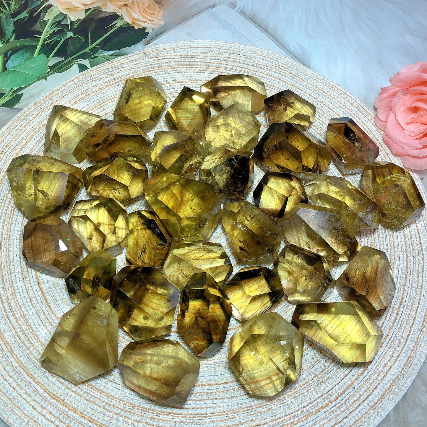 Yellow Smokey Citrine Crystal-ToShay.org