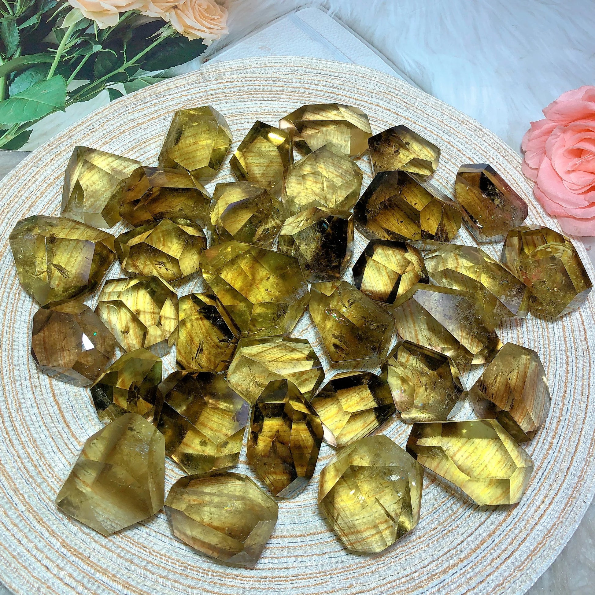 Yellow Smokey Citrine Crystal-ToShay.org