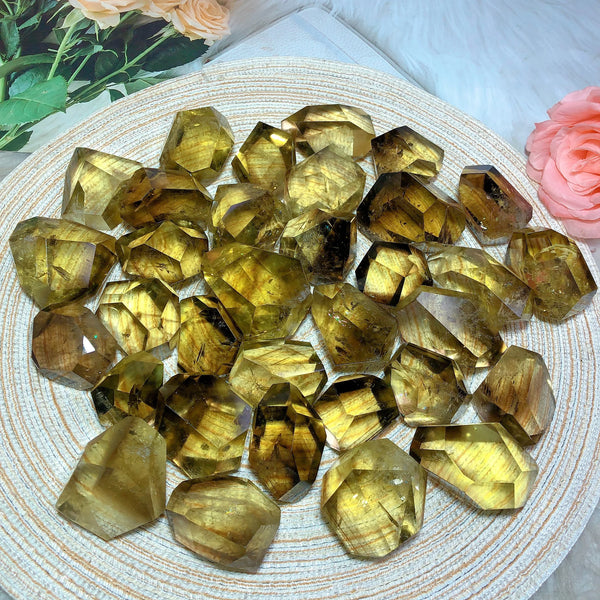 Yellow Smokey Citrine Crystal-ToShay.org