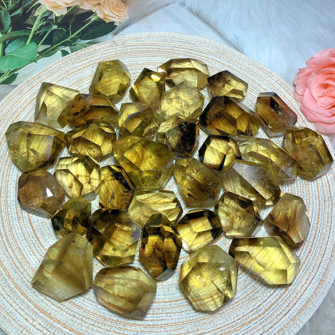 Yellow Smokey Citrine Crystal-ToShay.org
