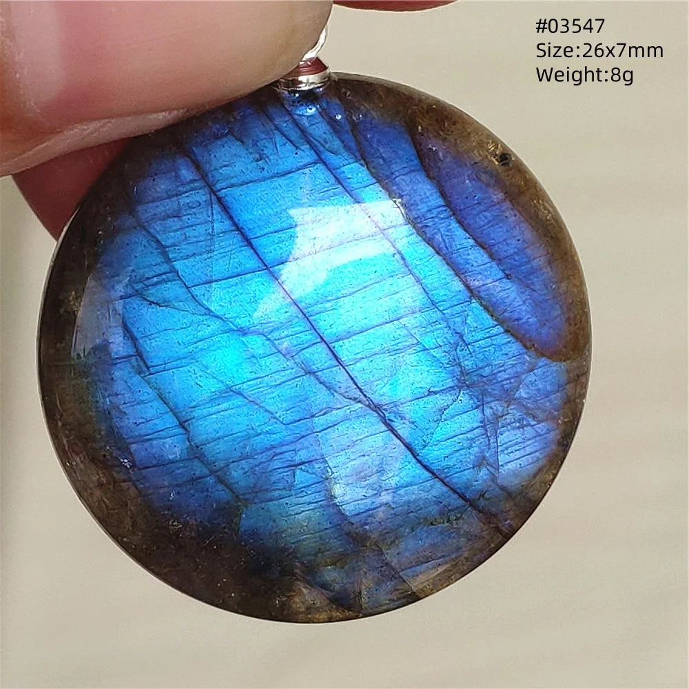 Blue Purple Labradorite Pendant-ToShay.org