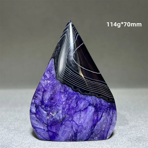 Purple Agate Flame-ToShay.org