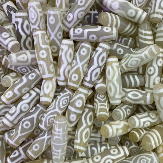 White Lines Agate Eye Dzi-ToShay.org