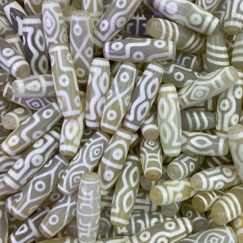 White Lines Agate Eye Dzi-ToShay.org