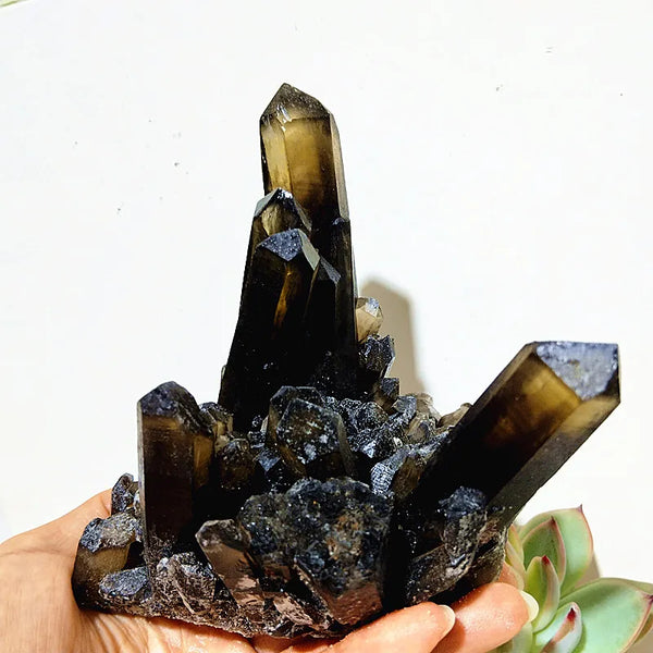 Smokey Tea Topaz Cluster-ToShay.org