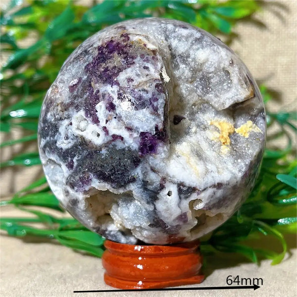 Purple Sphalerite Druzy Ball-ToShay.org