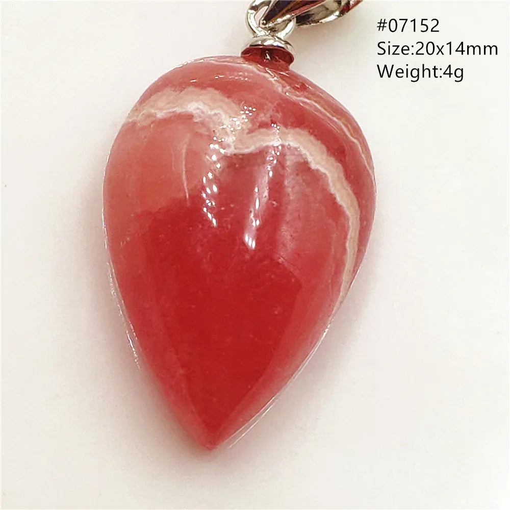 Red Rhodochrosite Pendant-ToShay.org